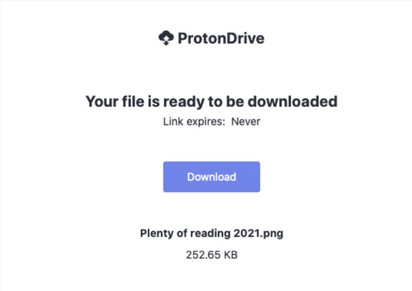 Zugriff auf die Proton Drive Datenbank